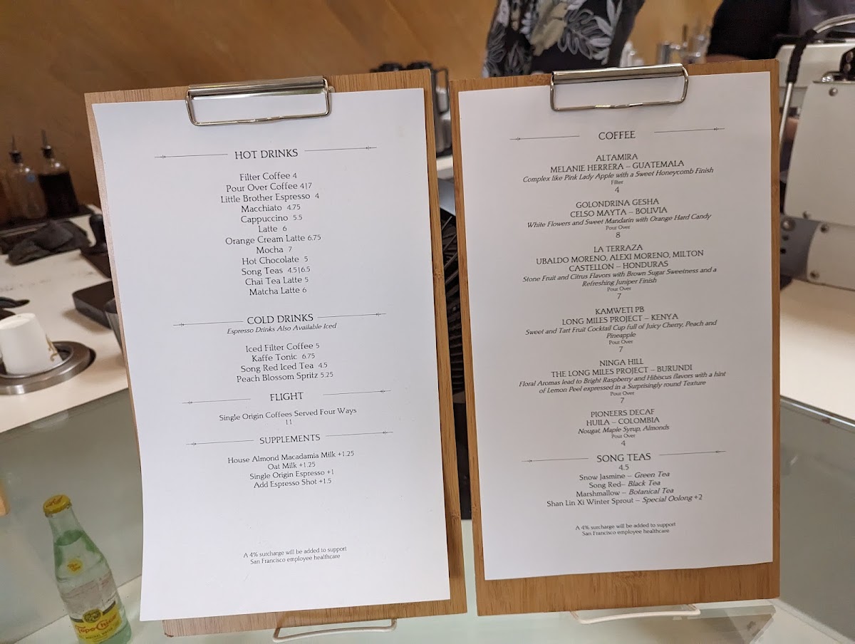 Saint Frank Coffee Menu - Image 5